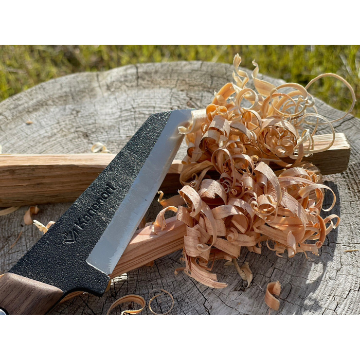 Kanenori フルタング両刃鉈 ナイフスタイル刃厚5ｍｍの鋼付フルタング 
