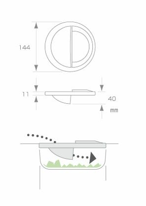 【メール便対応】排水口をキレイにキープ！キッチンシリーズ「キュッカ」スマートキャップPH6540F