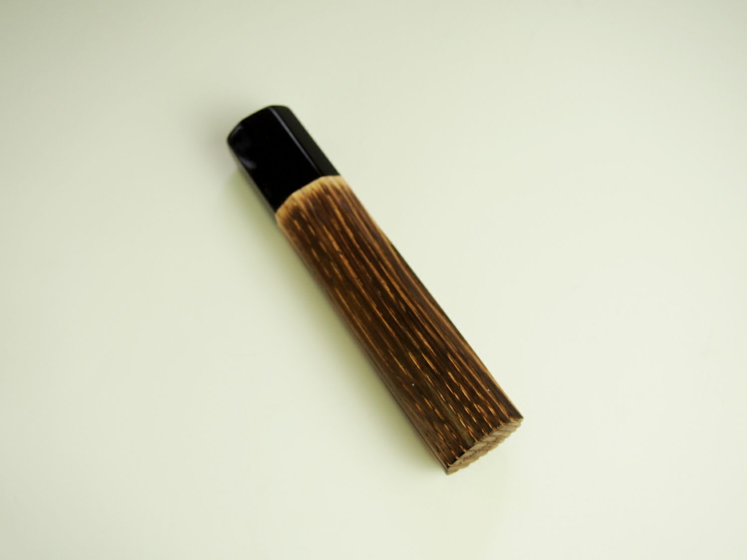 【頑張って送料無料！】【燕三条製】カネコ総業包丁柄黒水牛桂八角焼栗ペティ4寸710027高級木柄の証、水牛桂抗菌作用のある焼栗柄ネコポス配送のため代引き、日時指定不可