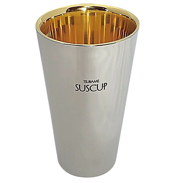 SUSCUP ストレートカップ 内面24金メッキ