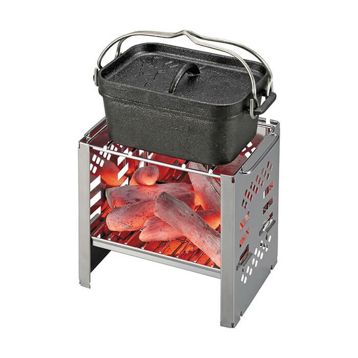 CAPTAIN STAG 角型ダッチオーブンmini