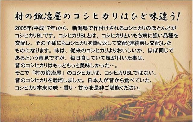 田辺さん家の新潟県産コシヒカリ100％