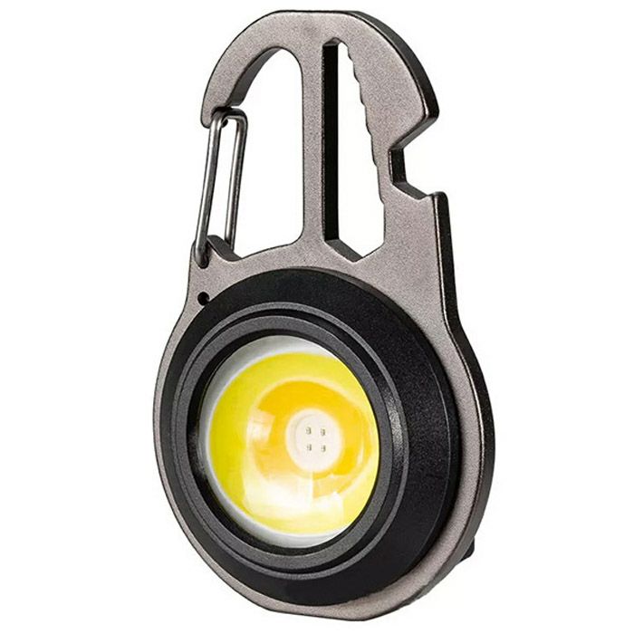 EIGERTOOL 充電式COBカラビナライト丸型 ECL-1 小さいけど明るさスゴッ