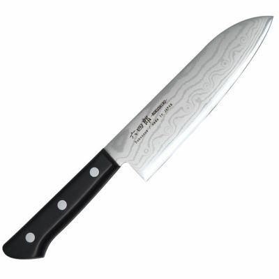 関の刃物 牛刀 180mm 三昧 波目 ダマスカス33層 両刃万能 包丁 肉切り 関の刃物 牛刀 180mm 三昧 波目 ダマスカス33層 両刃万能 包丁