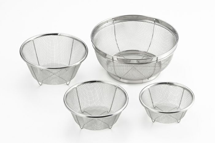 郷技 ステンレスザル 4pcsセット YJ3444さびにくく丈夫なステンレス製