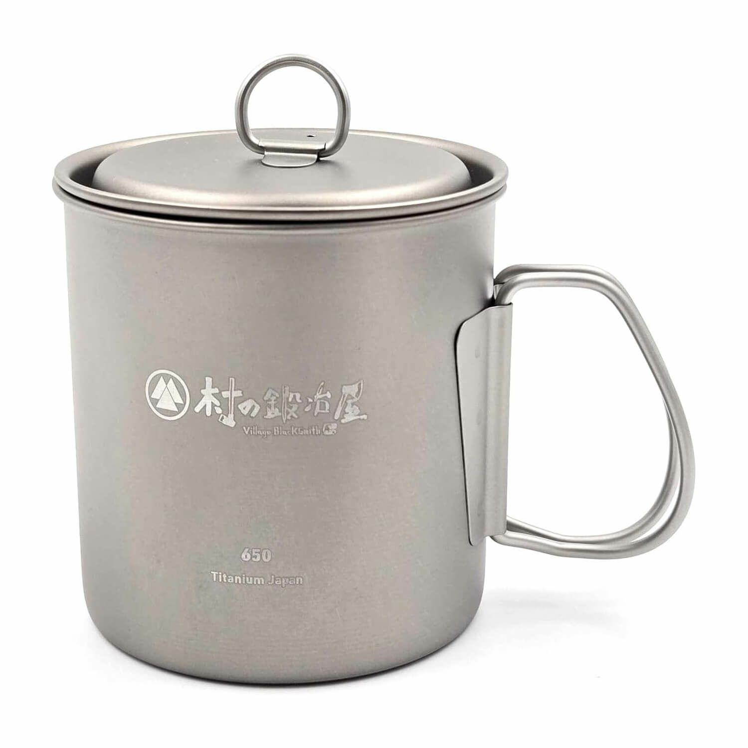 燕三条製】村の鍛冶屋 純チタン ヌードルマグカップ 650ml［80100